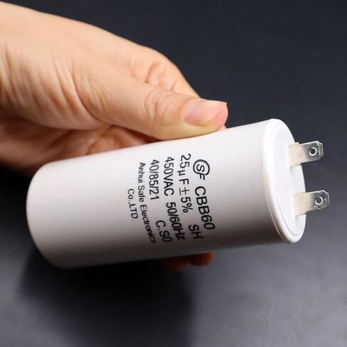 LIZAPUS 25uF Capacitor AVR Compatible with 425V 475V 500V 25/85/21 PO Replacement Generator in Saudi Arabia