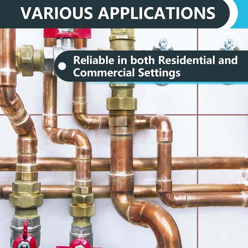 10 Pcs Seelink Copper Fittings, 3/4" Copper x 3/4" Male NPT Adapter with Sweat Solder Connection, for Residential and Commercial Pipe Tubing in Saudi Arabia