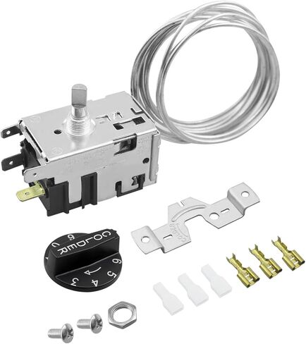 800366 Temp Control Kit Fit for True Refrigeration, 76" Coil Sensing Thermostat Replace 077B6806 077B7172 988282 in Saudi Arabia