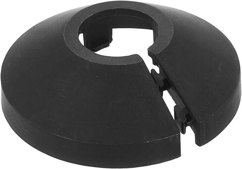 uxcell Escutcheon Plate, 2Pcs 90mm - Fit 3.5" Outer Diameter Split Pipe Flange Water Pipe Cover Collar Decoration, PP Plastic Plumbing Cover Plates (White) in Saudi Arabia