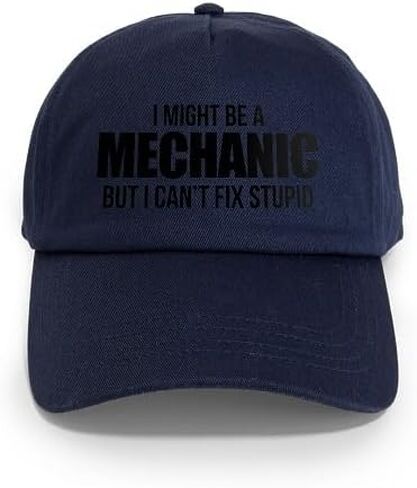 CafePress قد أكون ميكانيكيًا ولكني لا أستطيع إصلاح قبعة البيسبول القابلة للتعديل in Kuwait