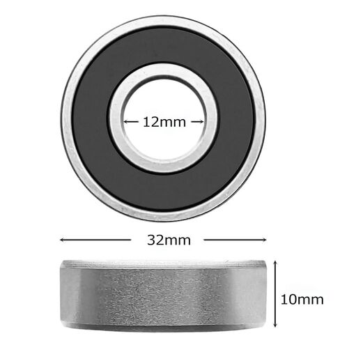 608 6200 6201 6202 6208 ZZ 2RS المعادن ختم كرة أخدود عميقة تحمل 12x32x10 مللي متر 10 قطعة (608 8X22X7MM_ABEC 3) in Kuwait