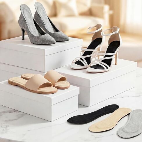 3 Pairs No Show Socks Sockless Shoe Liner Washable Barefoot Shoe Insoles No Slipping Inserts in Saudi Arabia