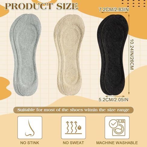 3 Pairs No Show Socks Sockless Shoe Liner Washable Barefoot Shoe Insoles No Slipping Inserts in Saudi Arabia