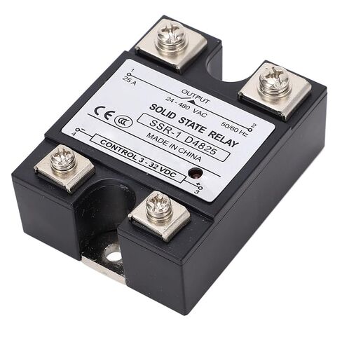 Solid State Relay, 25A 24?480VAC Quick Switch DC to AC SSR for Replacement in Saudi Arabia