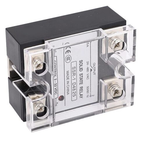 Solid State Relay, 25A 24?480VAC Quick Switch DC to AC SSR for Replacement in Saudi Arabia