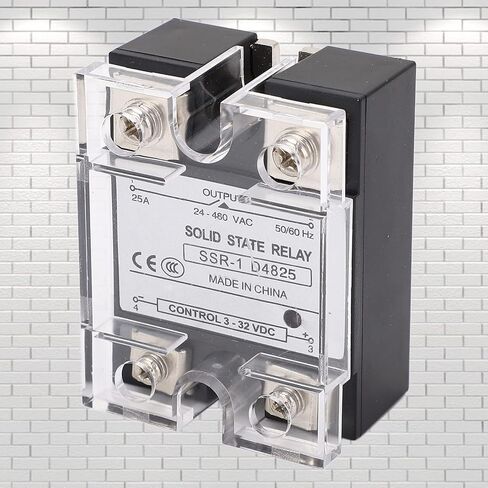 Solid State Relay, 25A 24?480VAC Quick Switch DC to AC SSR for Replacement in Saudi Arabia