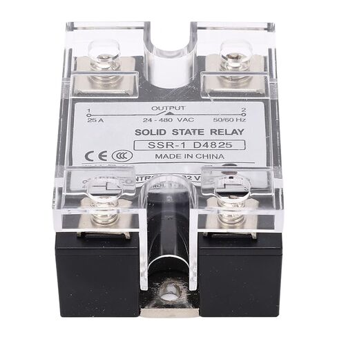 Solid State Relay, 25A 24?480VAC Quick Switch DC to AC SSR for Replacement in Saudi Arabia