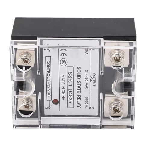 Solid State Relay, 25A 24?480VAC Quick Switch DC to AC SSR for Replacement in Saudi Arabia