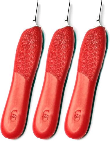 Lot Of 3 Pcs Scalpel Handle #6 Red Plastic Grip - Fitting Blades #20 Thru 25 by G.S Online Store in Saudi Arabia