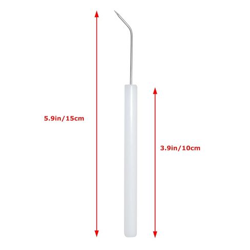 12PCS Plastic Handled Insect Dissection Needles Stainless Steel Needles with Curved Tips 3.9 Inches for Sampling Cutting and Puncturing Laboratory Dissection Instruments in Saudi Arabia