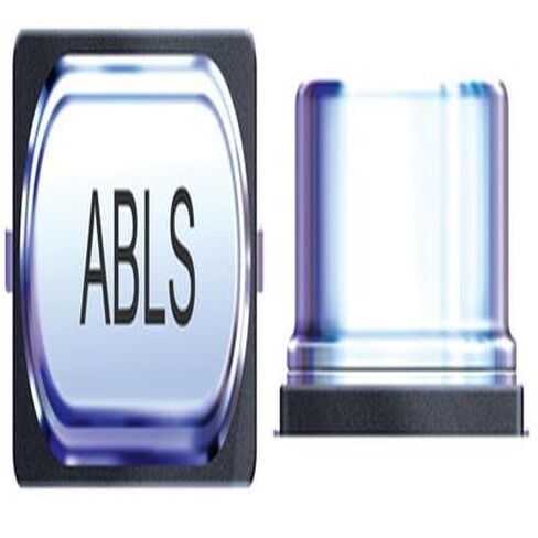 Abracon، ABLS-25.000MHZ-32-4Y-FT، Crystal 25MHz ±30ppm (Tol) ±30ppm (الاستقرار) 32pF Fund 40Ohm 2-Pin HC-49/US SMD T/R (300 عنصر/عناصر) in Saudi Arabia