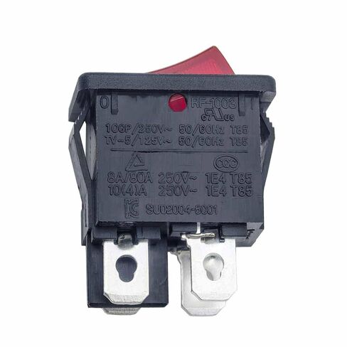 RF-1003 TV-5 مفتاح الروك 4-Pin، 2 موضع 10A 250VAC مع ضوء المؤشر الأحمر (2-Pack) in Kuwait