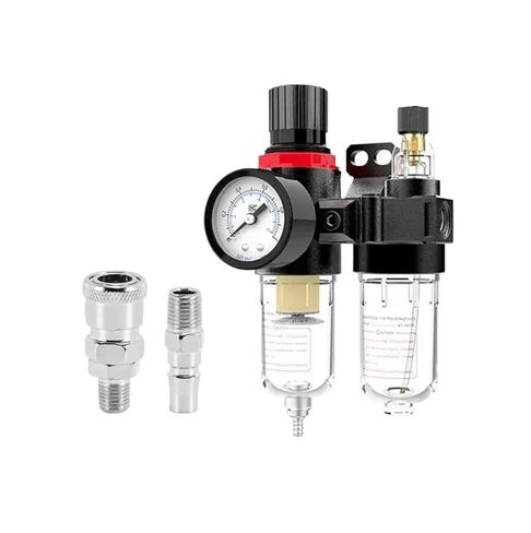 AFC2000 AFR2000+AL2000 G1/4 air Compressor Oil-Water Separator air Filter Pressure reducing Valve Regulator(AFC2000+PC12-02x2) in Saudi Arabia