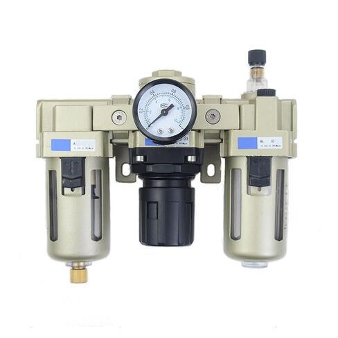 AC2000-02 1/4 "منظم ضغط قياس ضاغط الهواء فلتر فاصل الرطوبة الزيتية لمزيل الرطوبة بفلتر المياه (AC2000-02) in Saudi Arabia