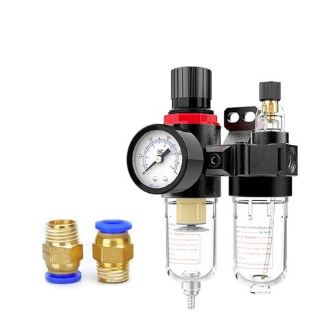AFC2000 1/4 Air Compressor Oil-Water Separator Filter Regulator Trap Spray Gun Pressure Reducing Valve(AFC-PC1002) in Saudi Arabia
