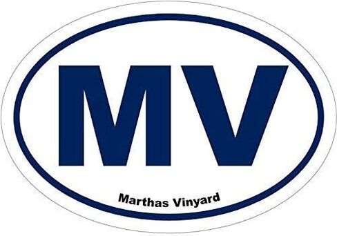 Martha's Vineyard Decal - MV Vinyl Sticker in Saudi Arabia