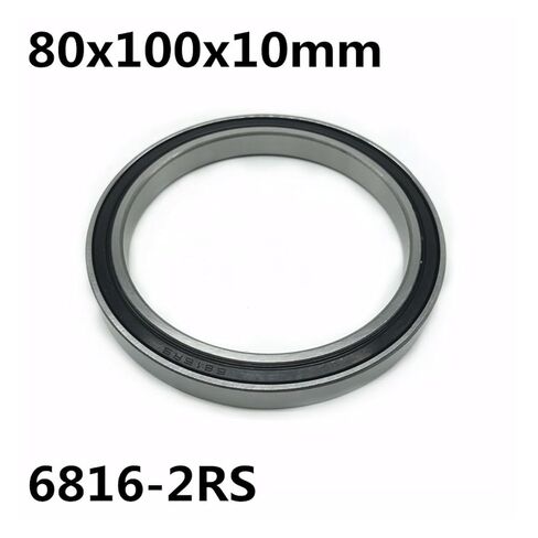 1 قطعة 6816-2RS 80x100x10 ملليمتر رقيقة جدا الكرات الأخدود العميق 6816RS 6816 in Saudi Arabia