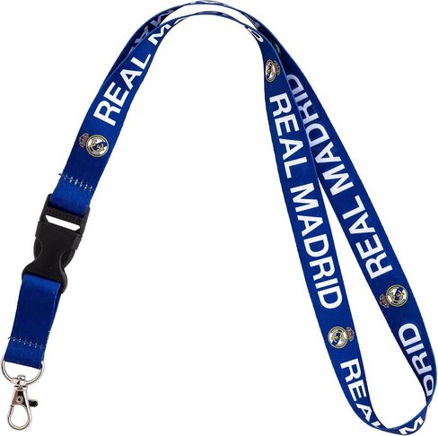 Desert Cactus Real Madrid FC Lanyard Los Blancos Madridistas Soccer Team Car Keys ID Badge Holder Keychain Detachable Breakaway Snap Buckle (Lanyard A) in Saudi Arabia