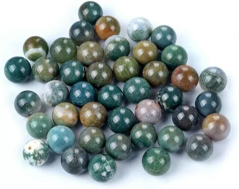 1000PCS Natural Indian Agate Gemstones Harmony Round Ball Sphere 14mm in Saudi Arabia