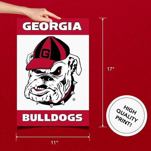 ملصق جامعة صبار الصحراء بجورجيا بلدغ UGA Dawgs غرفة الديكور (كلاسيكية، 11 بوصة × 17 بوصة، C) in Saudi Arabia