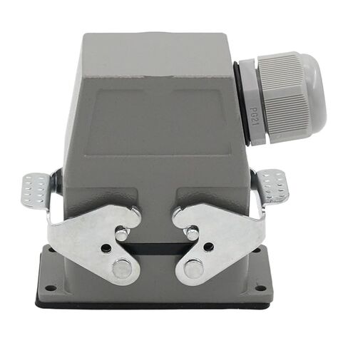 Heavy Duty Connector 42-core Cold Pressed Rectangular Air Socket Hdc-hdd-042 Industrial 10A 1Pcs(42 pins Side line) in Saudi Arabia