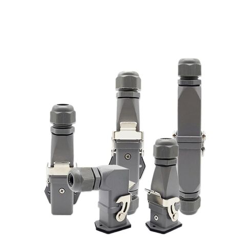 Heavy Duty Connector Kit 4/5/6/8 Core Pins Male&Female Insert HDC-HA Rectangular Aviation 1Pcs(WHA06D) in Saudi Arabia