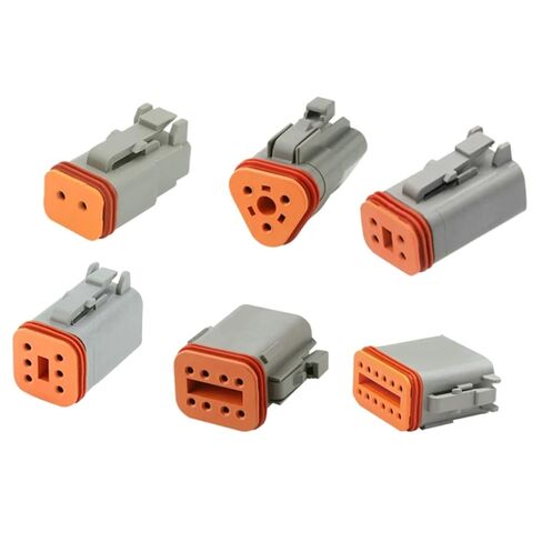 موصل DT DT06-2S/DT04-2P 2P 3P 4P 6P 8P 12P كهربائي لمحرك السيارة مع دبابيس 22-16AWG 1 قطعة (DT-6pin) in Saudi Arabia