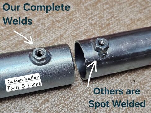 6pcs 3/4" 3 Way Flat Corner Canopy Fitting Batting Cage Fitting - Fits 3/4" EMT Pipe That has an Outer Diameter of 15/16" in Saudi Arabia