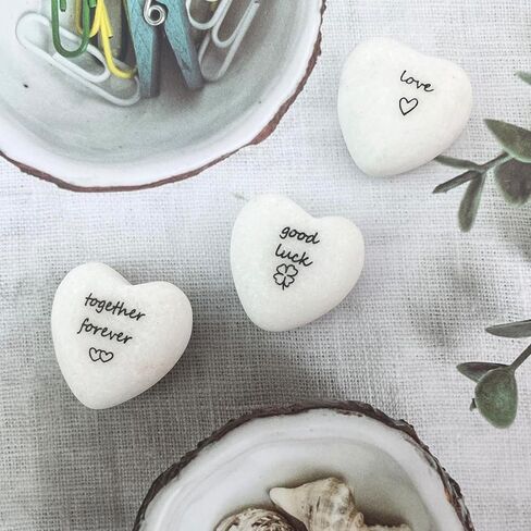 24PCS Inspirational Stones with Words of Affirmation, Encouragement Stones for Healing Meditation,Heart Rocks Gifts for a Partner,1.18''Decorative Rocks. in Saudi Arabia