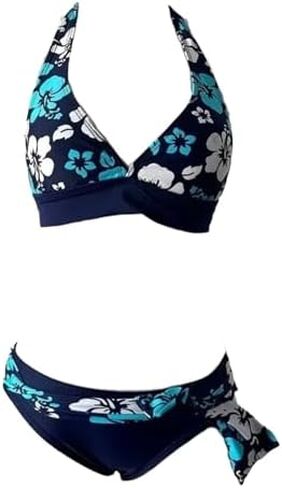 نزوة ملابس السباحة الشاطئ 2000s عطلة الخروج ملابس مثير خمر الصيف مجموعة 2 قطع Y2k الأزهار بيكيني مجموعات النساء in Kuwait