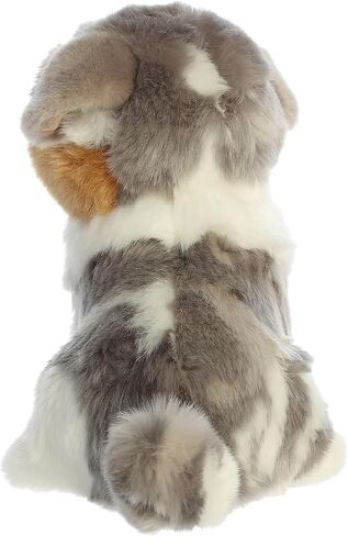 Aurora® Adorable Miyoni® Tots Australian Shepherd Pup Stuffed Animal - Lifelike Details Make a Cherished Companion - Perfect for Decorating Bedrooms or Classrooms - Multicolor 9.5 Inches in Saudi Arabia
