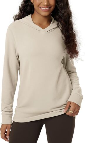 ODODOS Women's Stretch Fleece Hoodies– Ultra-Soft Cozy Warm Essential Pullover Long Sleeve Top Hooded Sweatshirts in Saudi Arabia