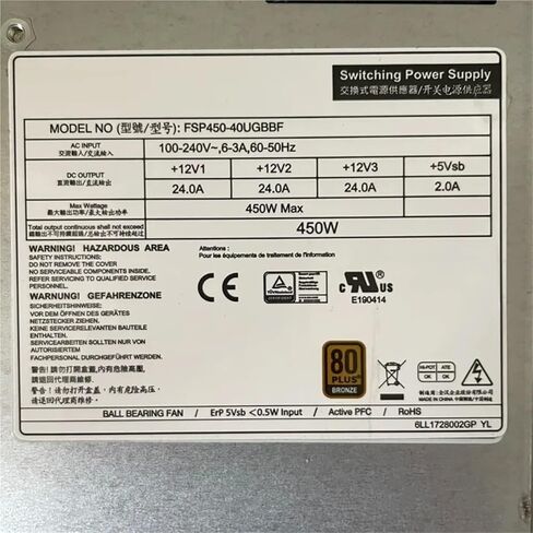 FSP450-40UGBBF مصدر طاقة خادم التحكم الصناعي 450 وات in Saudi Arabia