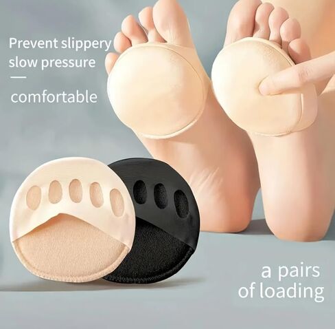 Cushioning Ice Silk High Heel Insoles, Fabric Forefoot Pads for Women in Saudi Arabia