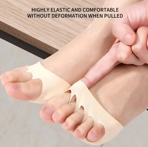 Cushioning Ice Silk High Heel Insoles, Fabric Forefoot Pads for Women in Saudi Arabia