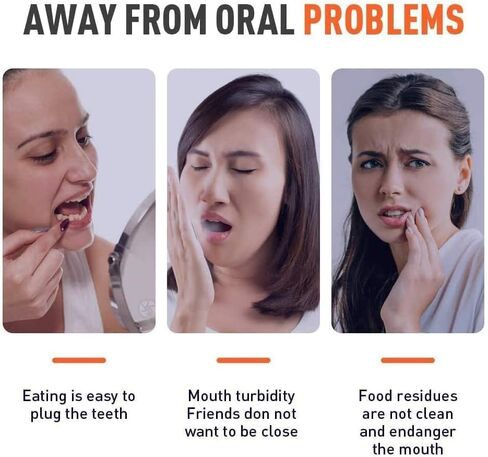 خيط تنظيف الأسنان من توين لاين - خيط خيط مزدوج، تنظيف مزدوج للأسنان، نكهة النعناع، ​​200 قطعة in Kuwait