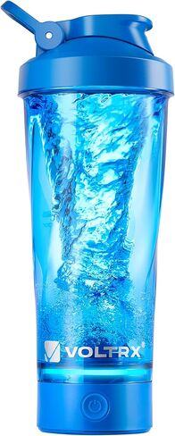 VOLTRX Premium Electric Protein Shaker Bottle, Made with Tritan - BPA Free - 24 oz Vortex Portable Mixer Cup/USB C Rechargeable Shaker Cups for Protein Shakes in Saudi Arabia