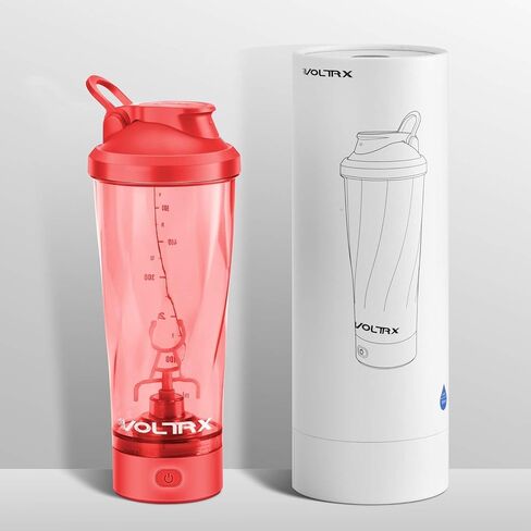 VOLTRX Premium Electric Protein Shaker Bottle, Made with Tritan - BPA Free - 24 oz Vortex Portable Mixer Cup/USB C Rechargeable Shaker Cups for Protein Shakes in Saudi Arabia