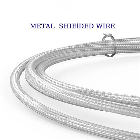Thermocouple Stainless Steel Probe RTD PT100 Temperature Sensor 4mm*30mm Shielded Braide Wire 1Pcs(PT100 2M) in Saudi Arabia