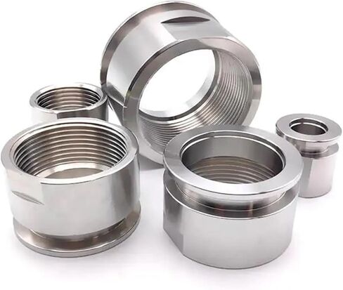 1PC Vacuum Flange Joint Adapter KF50 304 Stainless Steel BSP External Thread 1" in Saudi Arabia