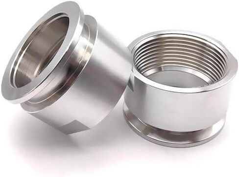 1PC Vacuum Flange Joint Adapter KF40 304 Stainless Steel BSP External Thread 3/4" in Saudi Arabia