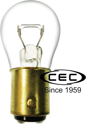 CEC Industries #1157 Bulbs, 12.8/14 V, 26.88/8.26 W, BAY15d Base, S-8 shape (Box of 10) in Saudi Arabia