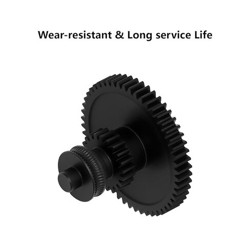 Extruder Gear Kit for Elegoo Centauri Carbon - SKD11 Hardened Metal Dual Drive Gear & POM Handle with GFM Bearing, Hardened Steel Extruder Gear Replacement for Centauri 3D Printers in Saudi Arabia