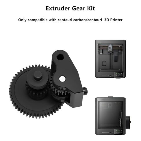 Extruder Gear Kit for Elegoo Centauri Carbon - SKD11 Hardened Metal Dual Drive Gear & POM Handle with GFM Bearing, Hardened Steel Extruder Gear Replacement for Centauri 3D Printers in Saudi Arabia
