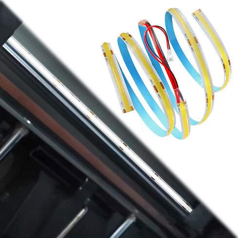 شريط إضاءة LED للطابعة ثلاثية الأبعاد، طقم استبدال أضواء شريط LED متوافق مع Creality K2 Plus K2P، طقم شريط إضاءة LED أبيض ساطع 24 فولت مع شريط دعم لاصق التوصيل والتشغيل in Kuwait