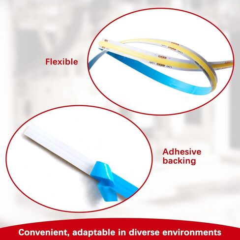 شريط إضاءة LED للطابعة ثلاثية الأبعاد، طقم استبدال أضواء شريط LED متوافق مع Creality K2 Plus K2P، طقم شريط إضاءة LED أبيض ساطع 24 فولت مع شريط دعم لاصق التوصيل والتشغيل in Kuwait