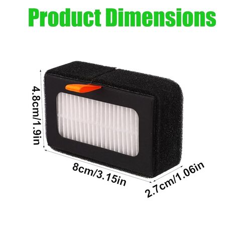 2pcs Activated Carbon Combo Air Filters for Bambu Lab, 3D Printer Activated Carbon Air Filter with Brush, Compatible with Bambu Lab X1/X1C/P1P/P1S in Saudi Arabia