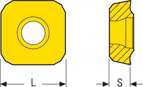 Seco Tools 10299518 (Pack of 10) Drill Insert SPGX0903-C1 DP2501, Steel, Stainless, 4 Cutting Edges in Saudi Arabia
