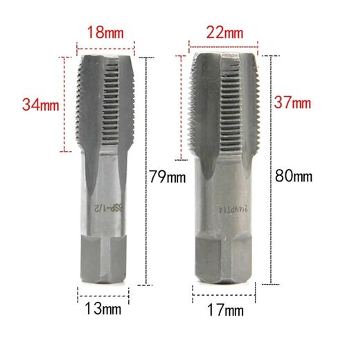 1/2 3/4 Inch Screw Tap HSS Taper Pipe NPT Metal Thread Repair(1 2 inch) in Saudi Arabia